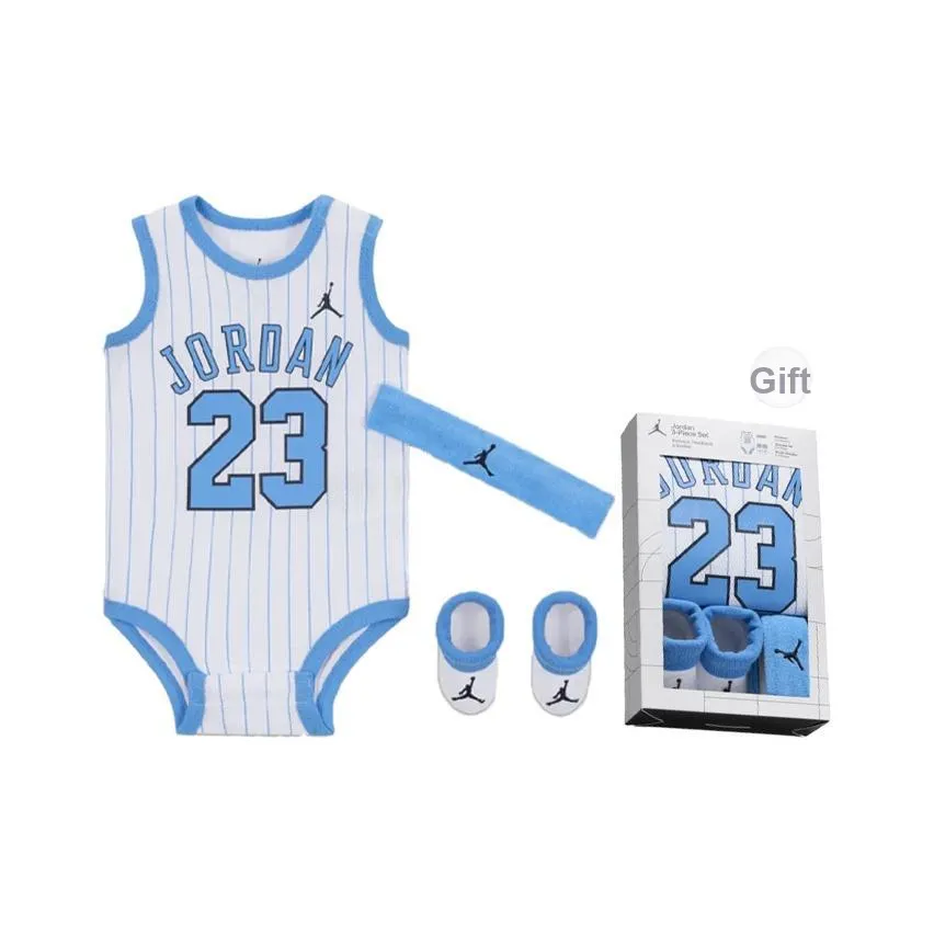 Джордан Комбинезон 23 Jersey Университетский синий для малышей и детей младшего возраста