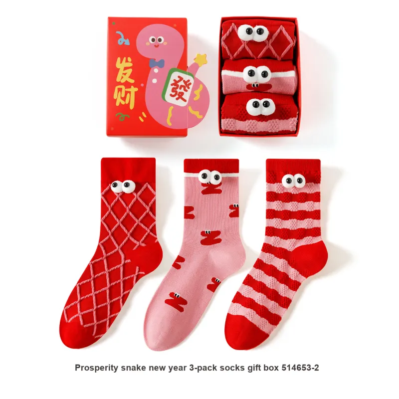 Caramella Mid Calf Socks Women's Box 3 Pack-4