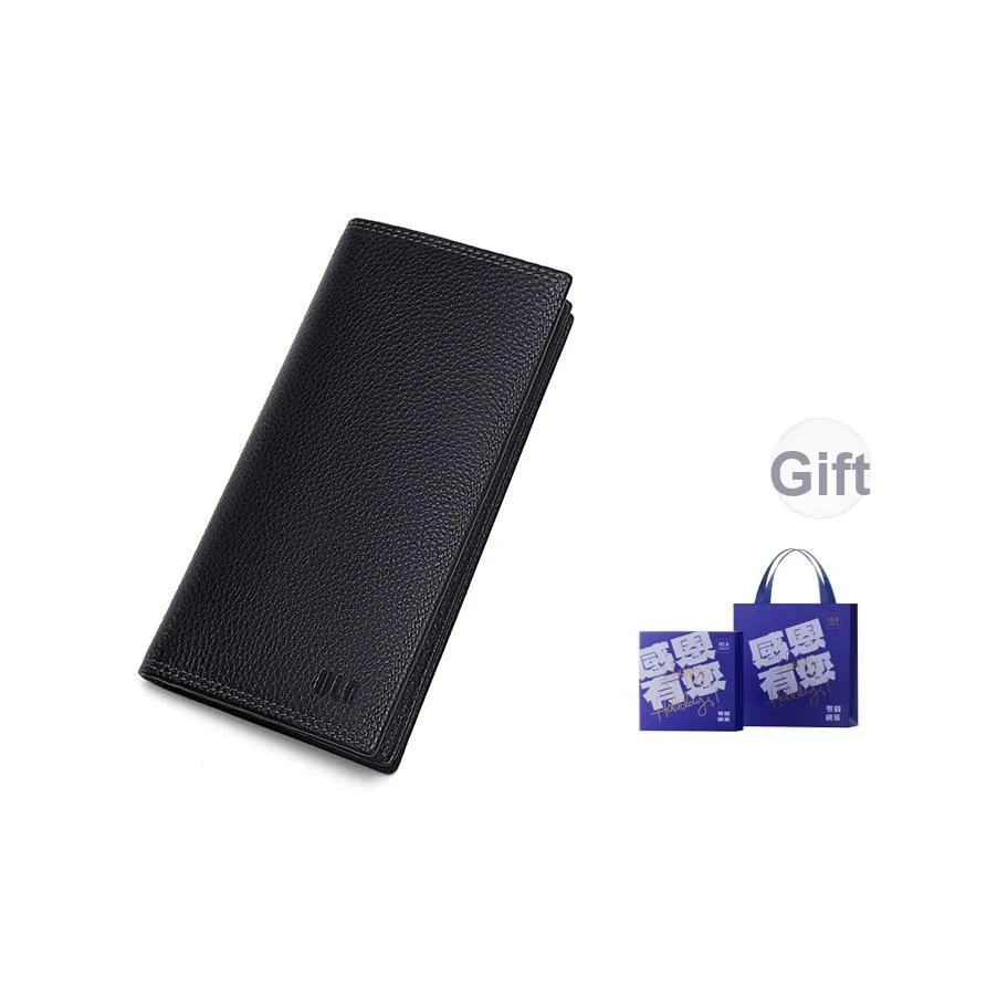 HLA Кошелек из коровьей кожи Унисекс Черный