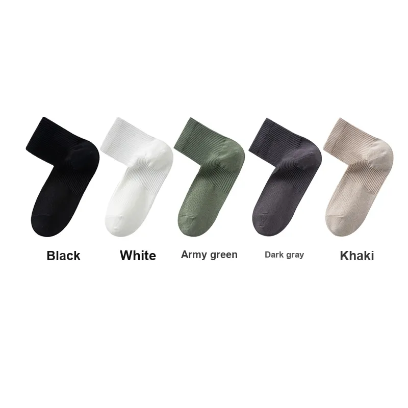H YXIANG Mid Calf Socks Men's Combo Set-7