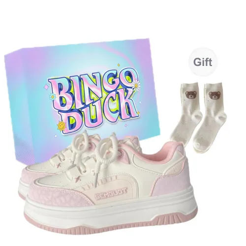 BINGO DUCK Breathable Low Top Skateboard Shoes Women's