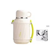 Ivory White+Graffiti Shopping Bag