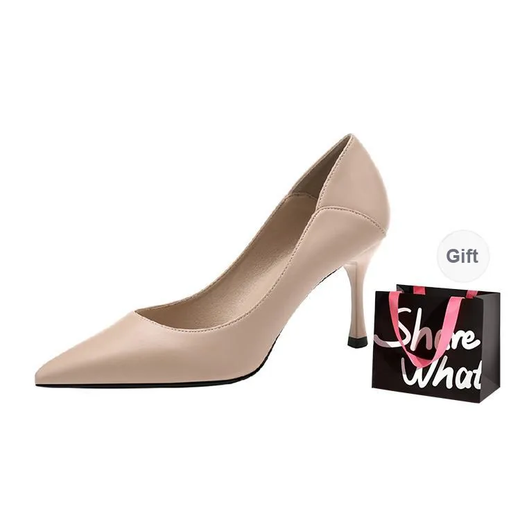 BIGTREE Slim Heel High Heels Women's-10