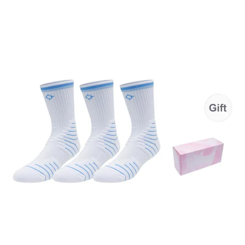 RIGORER Casual Knee High Socks, Basketball Socks, Sports Socks, Knee High Socks Unisex Combo Set-6