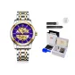 Gold Blue[Luxury Box+Leather Strap]