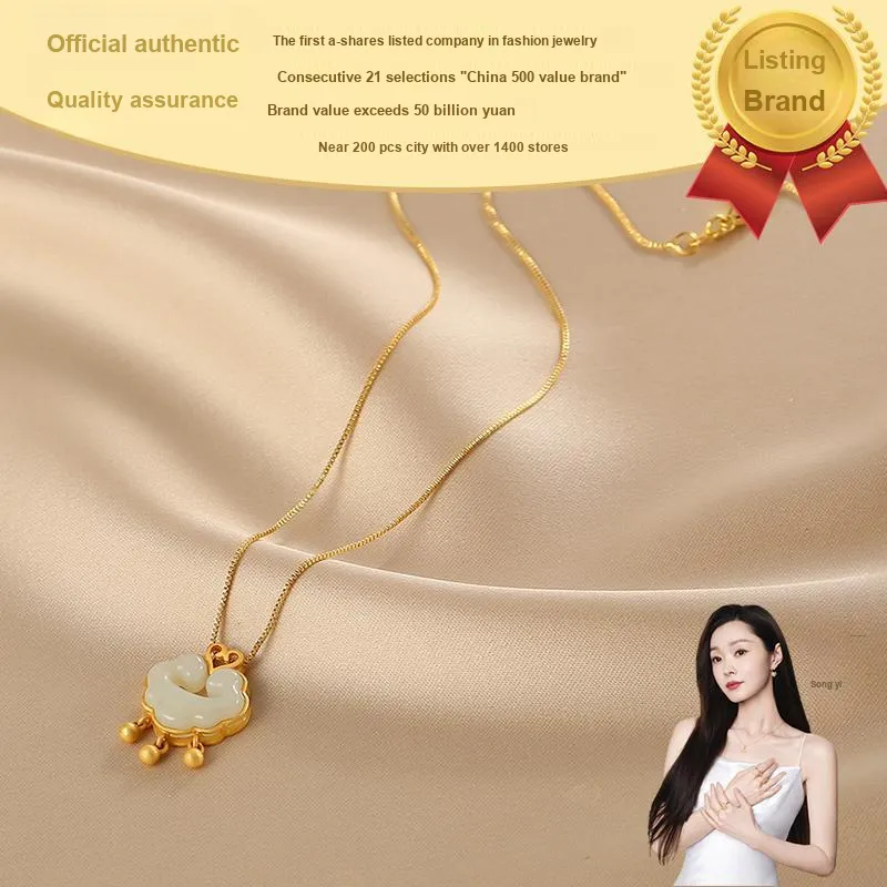 CHAOHONGJI Natural Chalcedony Necklaces Women's-2