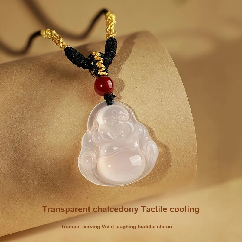 Central Fashion Chalcedony Necklaces Women's-3