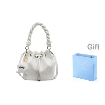 COLINS KEIRS PU Fashion Bag Everyday Commute Versatile One Shoulder Crossbody Handbag Regular Women's Ecru