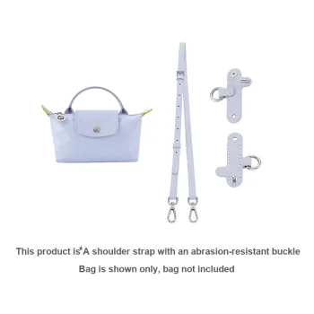 Lan Bao Fan Cow Leather Bag Straps Women's Taro Purple