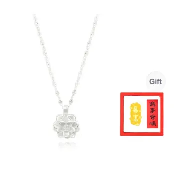 Chongqing Gold Store 999 Fine Silver Necklaces Unisex