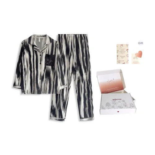 WANANNI Пижамный комплект Унисекс Черный