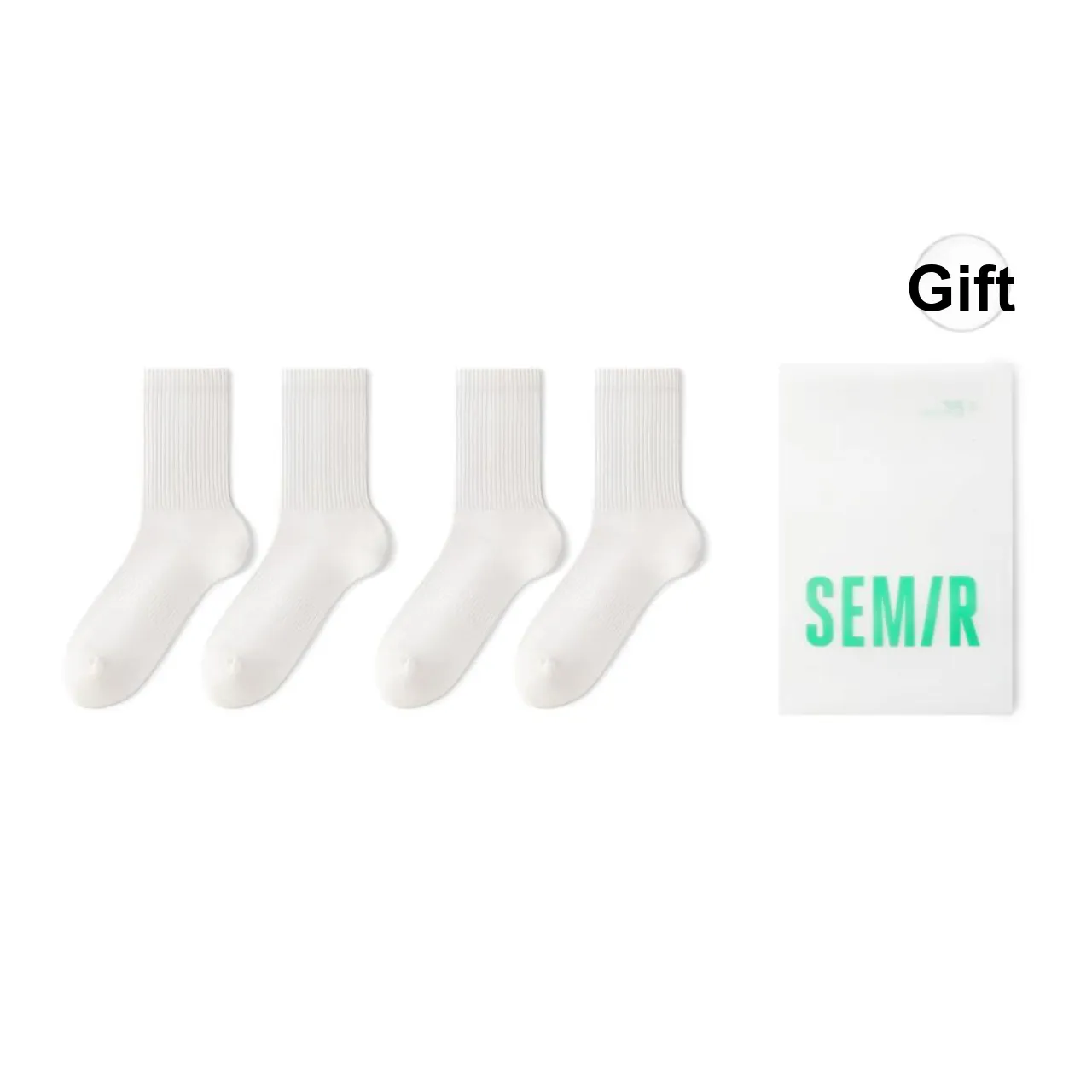 SEM/R Mid Calf Socks Unisex Multi double Loading