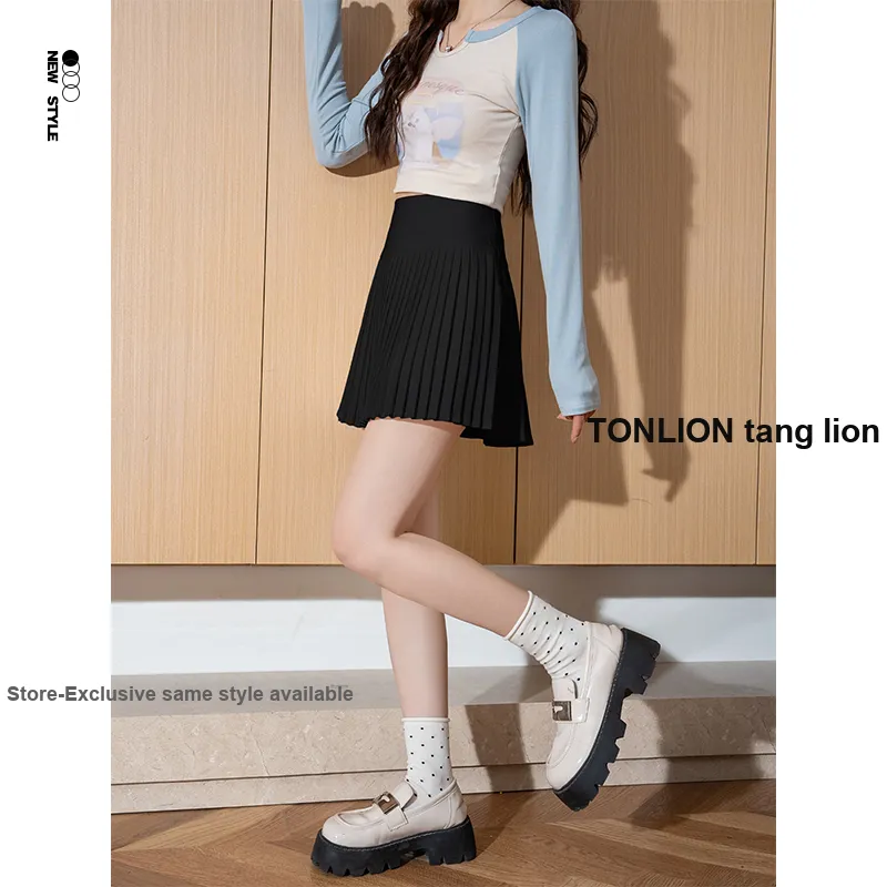 Tonlion Half Length Casual Short Skirts Women's-1