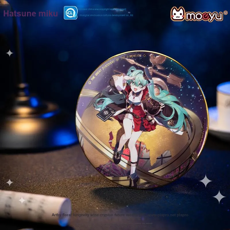 MOEYU Hatsune Miku Esports Heart/Dimensional Discovery/Floral Language Large Emblem Anime Merchandise Badge-8
