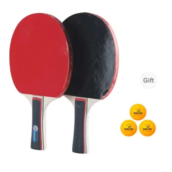 DEERWAY Ping Pong Paddles Unisex 5 Layer Poplar Base With Fragrance Carbon