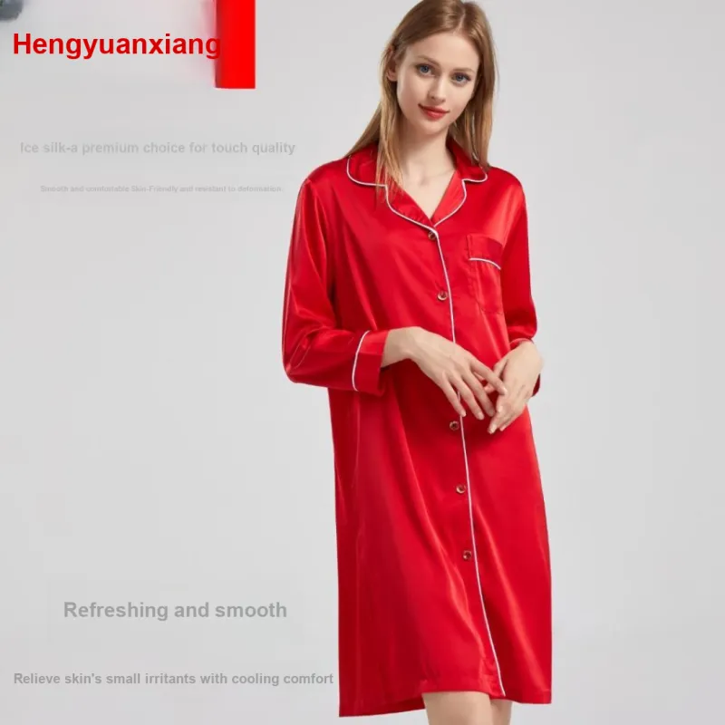 H YXIANG Women's Nightgowns-1