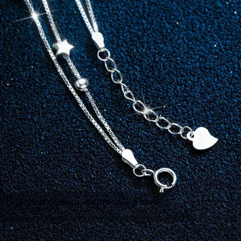 Lao Feng Xiang Sterling Silver 990 Bracelets Women's-2