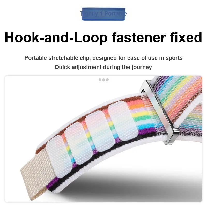 CHRROTA Apple Compatibility Watch Band Nylon Material-2