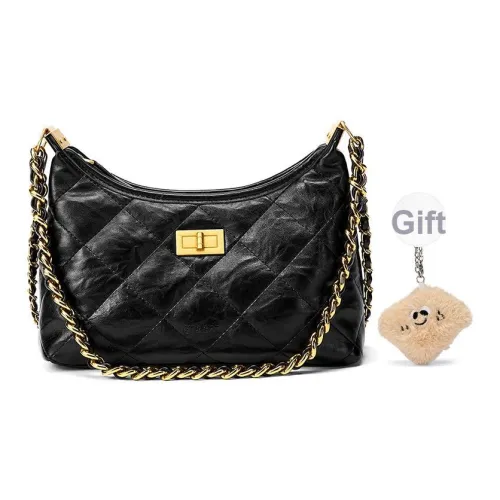 ST SAT Сумка через плечо из синтетической кожи сумка на плечо сумка через плечо сумка с цепочкой стандартная женская черная белая