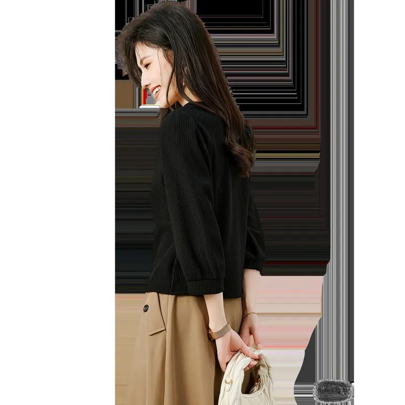 Ning Cai Yuer Shirts Women's Black-1
