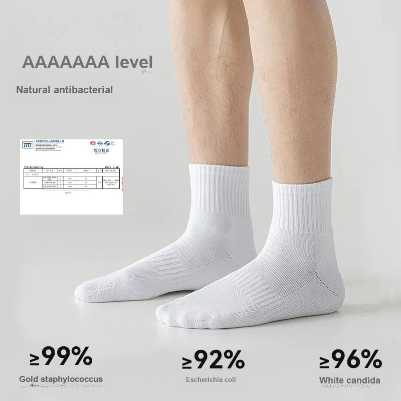 MIIOW Mid Calf Socks Men's 5 Pack-64