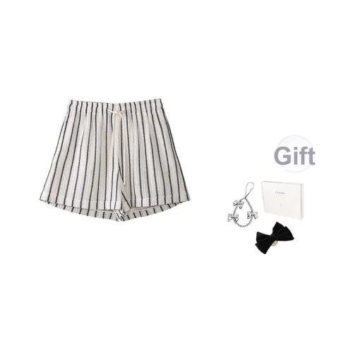 Fstudio Голубой абрикосовый Женские Повседневные шорты