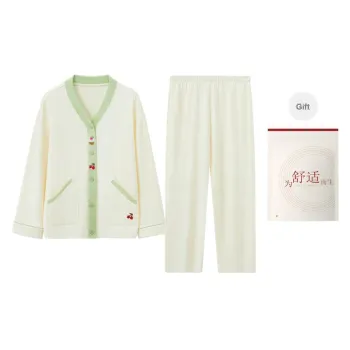 Red Beans At Home Pajama Set Women's