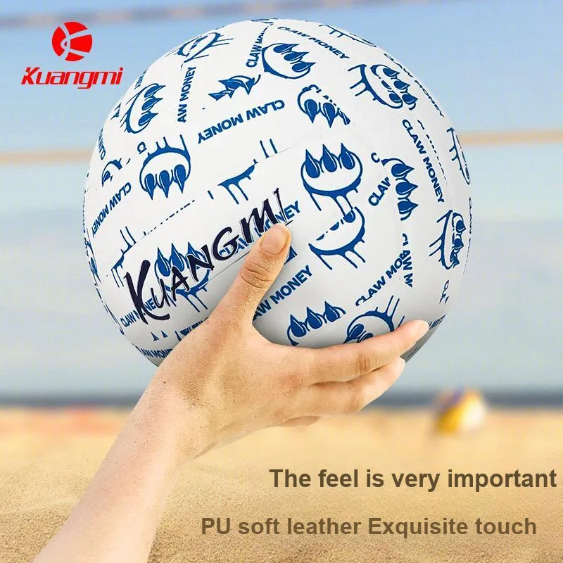 Kuangmi x Claw Money PU Size 5 Volleyball Unisex White Blue-20