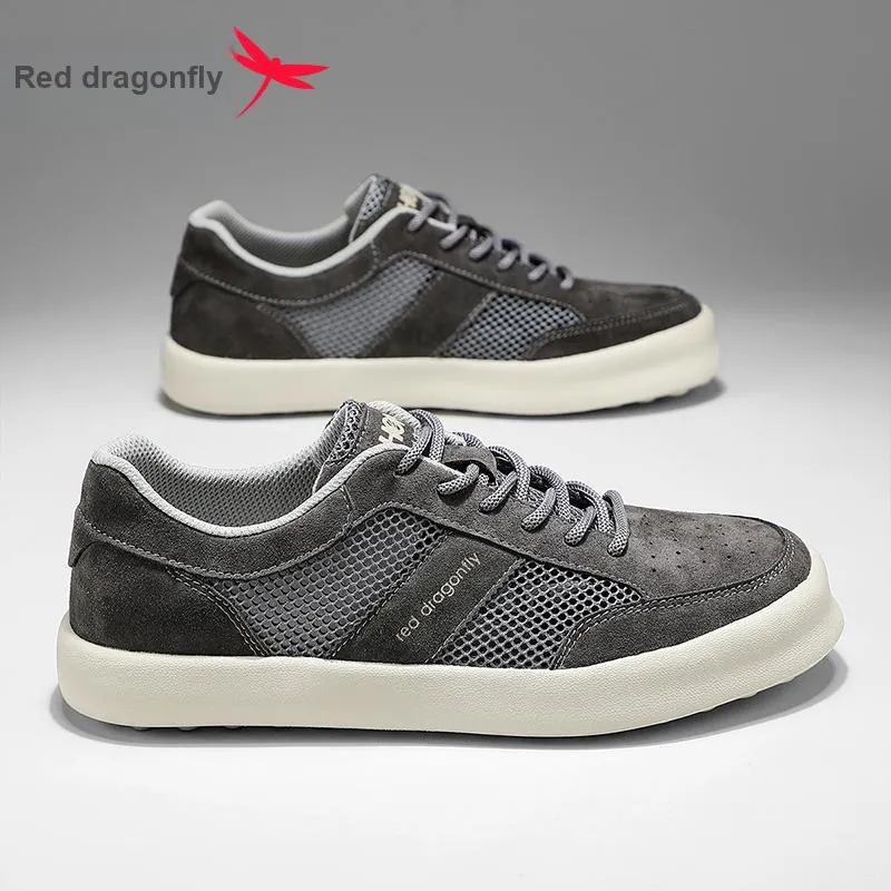 RED DRAGONFLY Cushioning, Breathable, Height Increasing Low Top Casual Shoes Men's-4