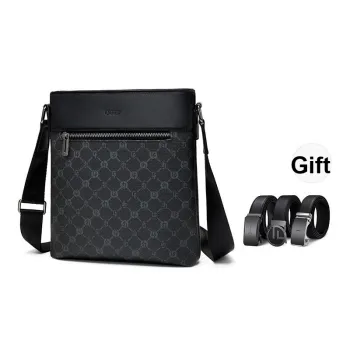 GOLF PVC Shoulder Bag, Crossbody Bag Tubas Men's Black