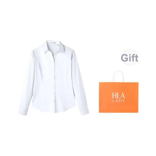 HLA Длинный рукав формальная одежда рубашка женские