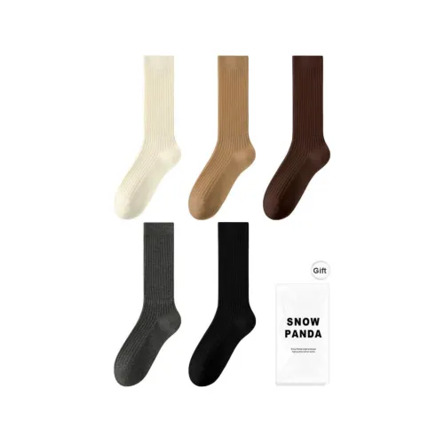 XXLLG Mid Calf Socks Women's Shopping Bag 5 Pack