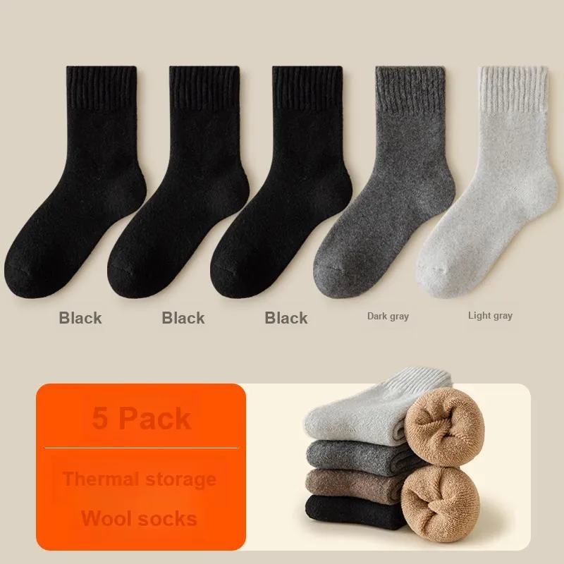 H YXIANG Mid Calf Socks Men's Combo Set-17