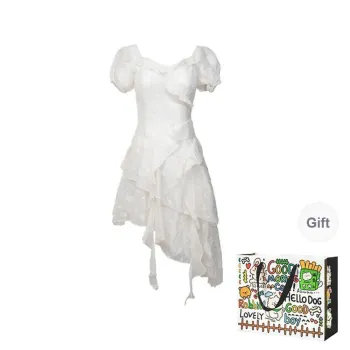 OURUOKE Short Sleeved Dress Women's