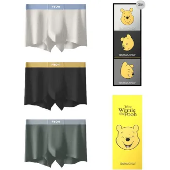 Disney Winnie The Pooh Series Underwear Gift Boxes Men's 3 Pack