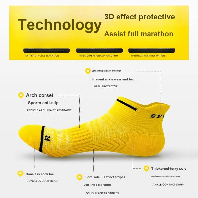 Taste The Color Ankle Socks Unisex 5 Pack-2