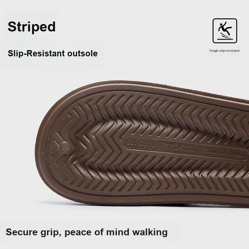 Lymia EVA Slippers Slip Resistant Squashy And Bouncy Feeling Home Slippers Home Bathroom Bathing Slide Slipper Summer-6