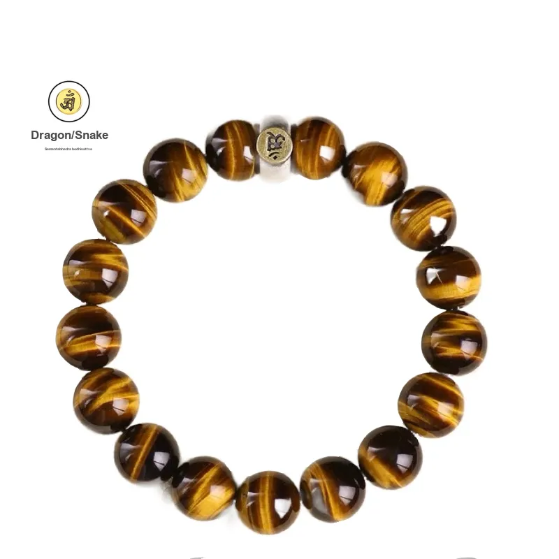Harf Tiger's Eye Stone Bracelets Unisex-11