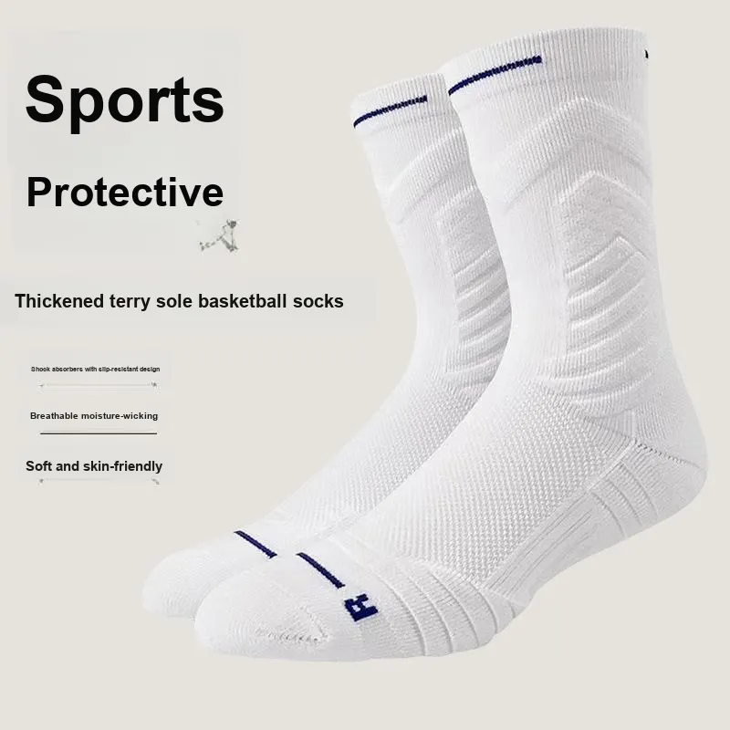 Gentle Welcome Basketball Socks Men's-4