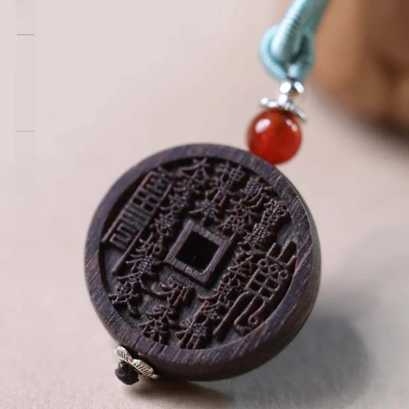 Tan Xin Sandalwood Necklaces Unisex-3