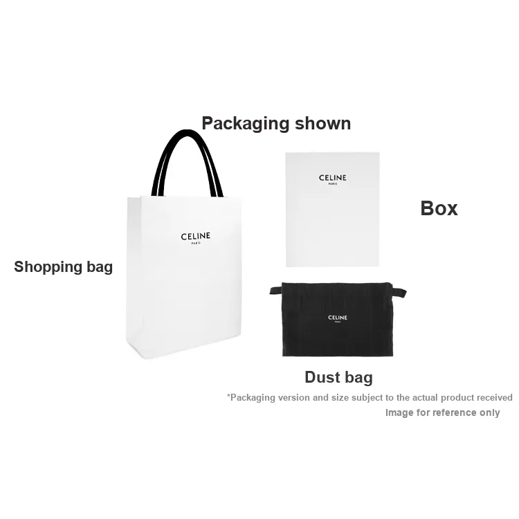 CELINE Grained Calfskin Catfish Bag Handbag Shoulder Bag Crossbody Bag Handbag Women's Ecru-6