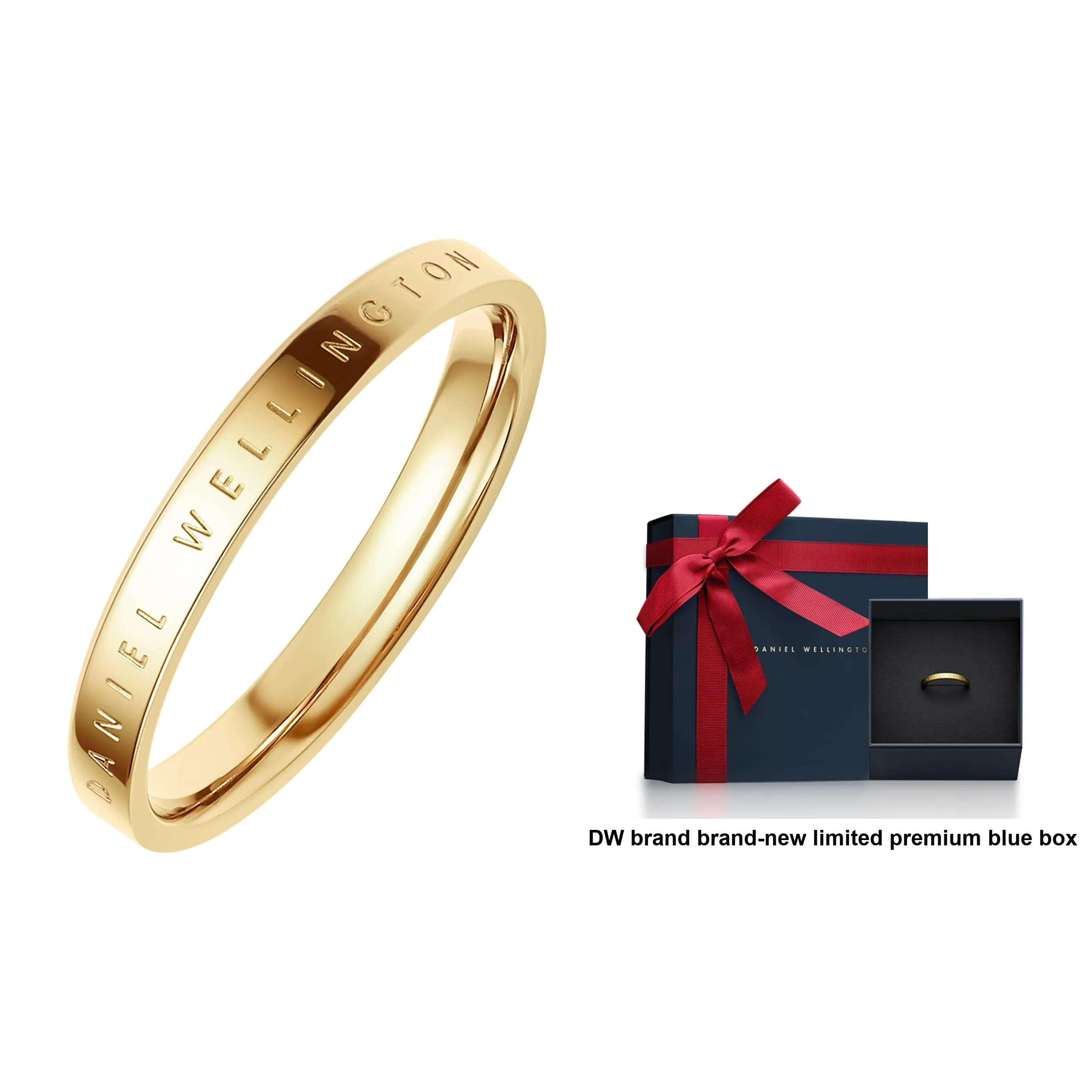 Daniel Wellington Alloy Rings Unisex Gold