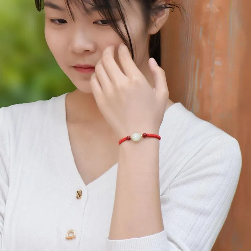 KUNYUYAO Bracelets White Jade Unisex-3