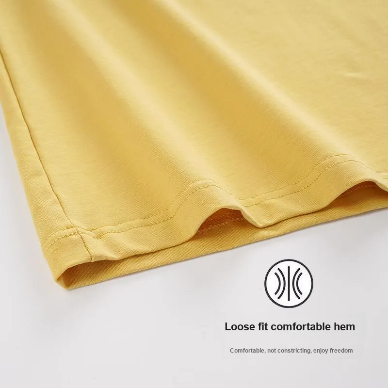 GOSO Pajama Tops Women's Yellow-4