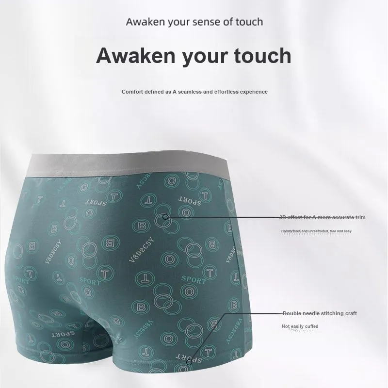 RED DRAGONFLY Cotton Panties Men's 3 Pack Gift Box Set-5