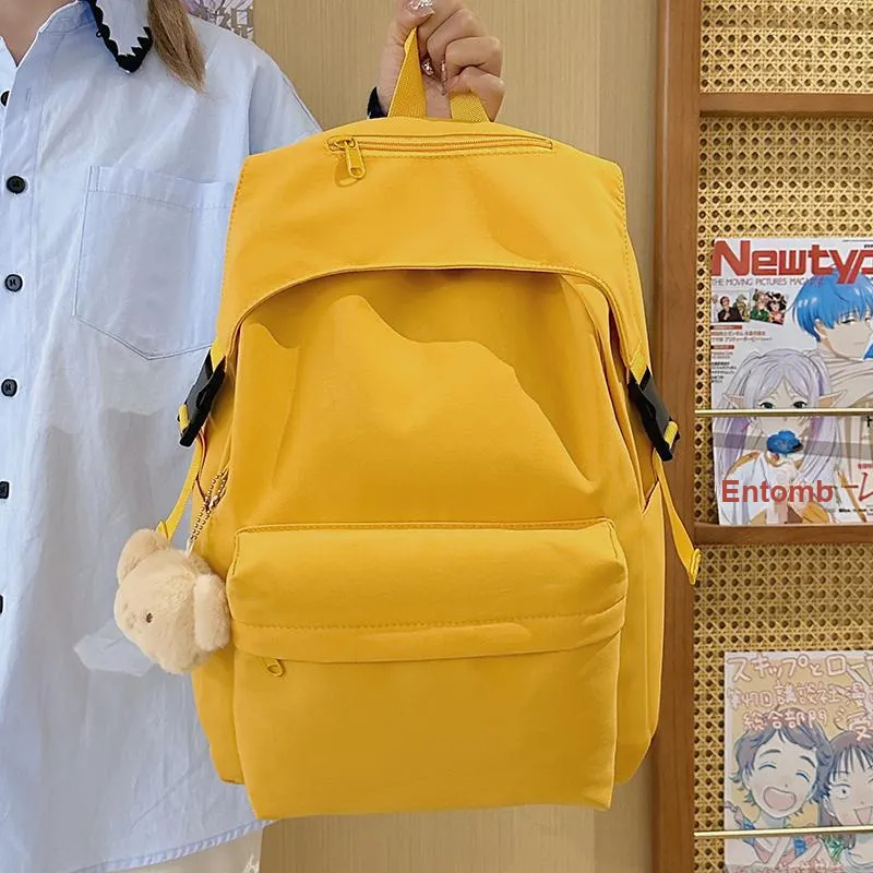 Vack Nylon Backpack Unisex Multicolor-15