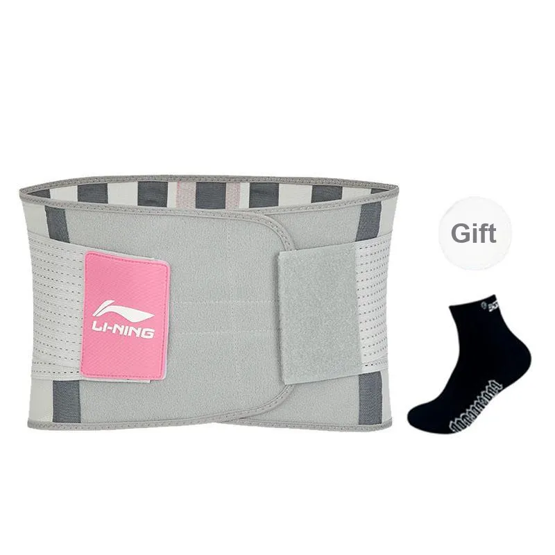 LiNing Back Support Braces Breathable Protective Compression Polyester Unisex-28