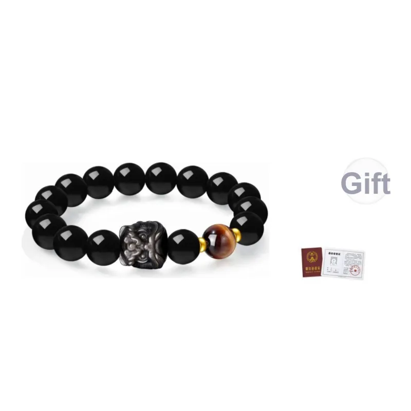 Master Kim Obsidian Bracelets Unisex-0
