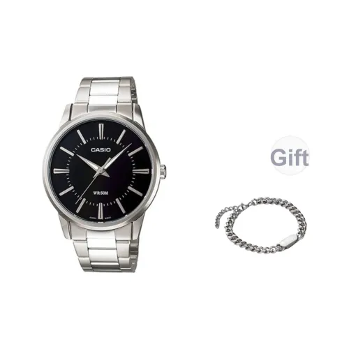 CASIO Кварцевый механизм Часы Мужские Черный циферблат