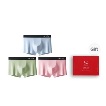 RED DRAGONFLY Cotton Panties Men's 3 Pack Gift Box Set
